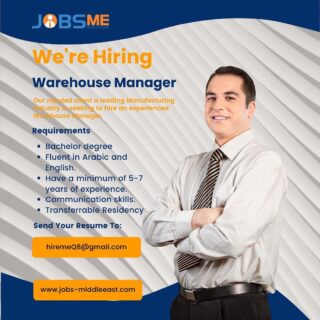 JOB OPPORTUNITY! 

WAREHOUSE MANAGER - Arab Nationals Only...

#recruitment #manufacturing #engineer #freerecruitment #job2022 #jobalerts #corrugatedboxes #corrugatedpackaging #corrugatedweek2022 #corrugatedboard #jobsinkuwait #kuwaitjobs #jobsforall #kuwaitjobs #kuwait #gccjobs #vacancy #jobsme #jobsmekwt #kuwaitrecruitment #manpoweragency #manpowerconsultancy #kuwaitrecruiter #recruitmentagency #arabjobs #jobsforarabs #warehousingjobs #storejobs